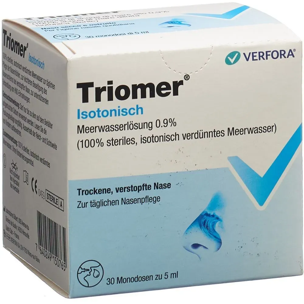 Triomer Isotonische Lösung auf der Basis von Meerwasser