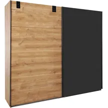 WIMEX Schwebetürenschrank Malmö 225 x 210 x 65 cm Grau
