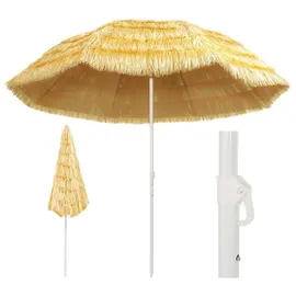 vidaXL Strandschirm Ø 245 cm Braun