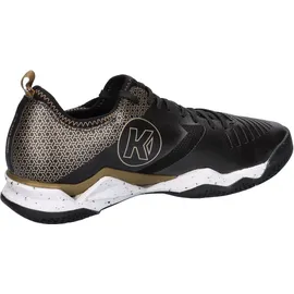 Kempa Herren Handballschuhe Wing Lite 2.0 44.5 Gold, Weiss, Schwarz