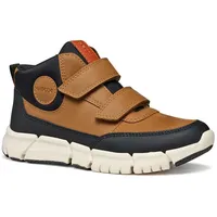 GEOX JUNIOR J FLEXYPER BOY ANKLE BOOTS LT BROWN
