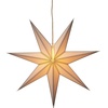 Star Papierstern""Nicolas"" ca. 80x80 cm, inkl. Kabel creme/gold"