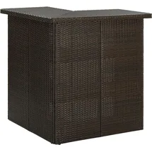vidaXL Gartenbar Set 4-tlg. Braun