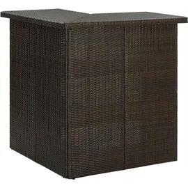 vidaXL Gartenbar Set 4-tlg. Braun