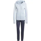 adidas W Linear Trainingsanzug Wonder Blue/Legend Ink XL