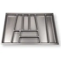 Orga-Box ORGA-BOX® II Besteckeinsatz 800 mm silbergrau Besteckkasten für