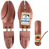 Blumtal TESTSIEGER Premium Schuhspanner Zedernholz - Schuhspanner Herren und Damen inkl. Schuhlöffel - Schuhdehner ergonomisch - Schuhweiter - Shoe Stretcher pflegend und geruchsbindend - Größen 38-47 - 42-43