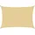 vidaXL Sonnensegel Sandfarbe 6x5 m 100% Polyester Oxford