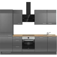 Nobilia Küchenzeile Flash II 270 cm grau