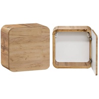 Lomadox Badmöbel Hängeschrank LUTON-56-CRAFT, Wotan Eiche Nb. Nb., B/H/T