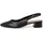 TAMARIS Damen Sling Pump mit Blockabsatz Leder, schwarz, 36 EU