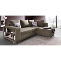 Collection AB Ecksofa Kunstleder 2-Sitzer Beige