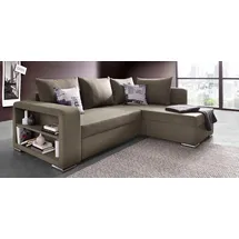 Collection AB Ecksofa Kunstleder 2-Sitzer Beige