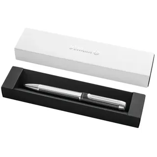 Pelikan Pura K40, Clip, Kugelschreiber mit Druckeinzugsmechanik, Nachfüllbar, Anthrazit, Silber, 1 Stück(e)