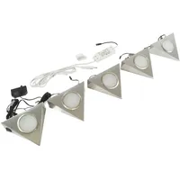 L&S LED Strahler Set 5 Stück inkl. Schalter und Trafo PIRA