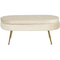 SalesFever Clam oval beige/gold