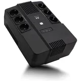 ewent EW3945 (600 VA, 360 W, Line-Interaktiv 0,6 kVA, Sine, 230 V, 230 V