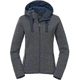 Schöffel Damen Aurora Fleece Hoodie Jacke (Größe L, blau)