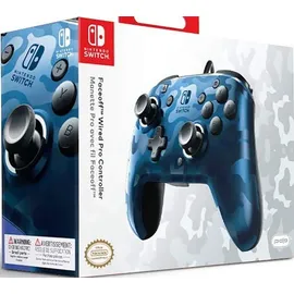 PDP Faceoff Deluxe + Audio Controller Blau Nintendo Switch
