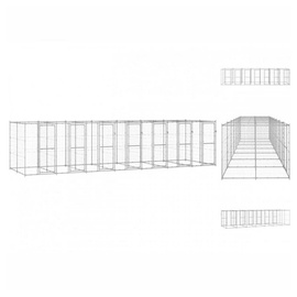 vidaXL Outdoor-Hundezwinger Verzinkter Stahl 16,94 m2