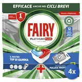 4x Fairy Tabs Für Spülmaschinen 12 Stück Platinum Plus Classico Made In Italy