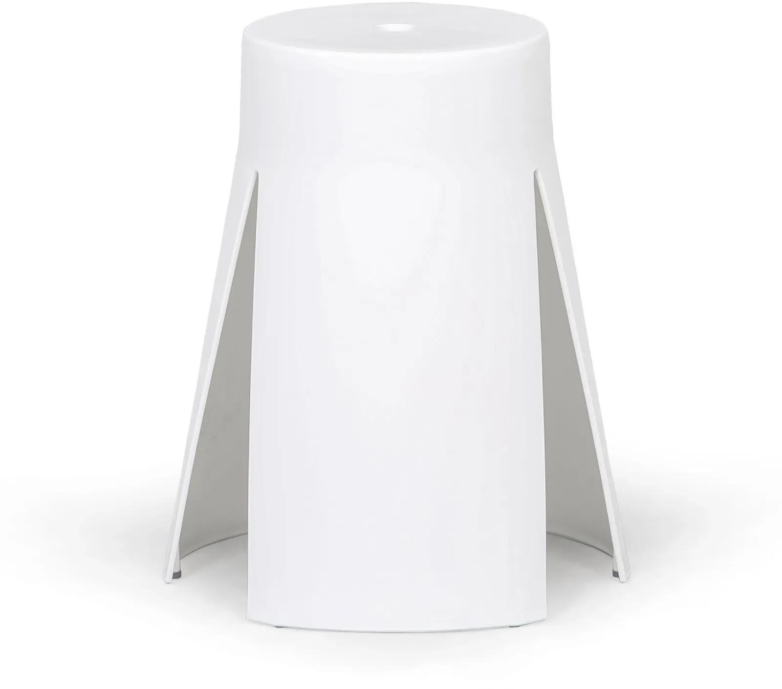 Kunststoffhocker RIKO, weiß