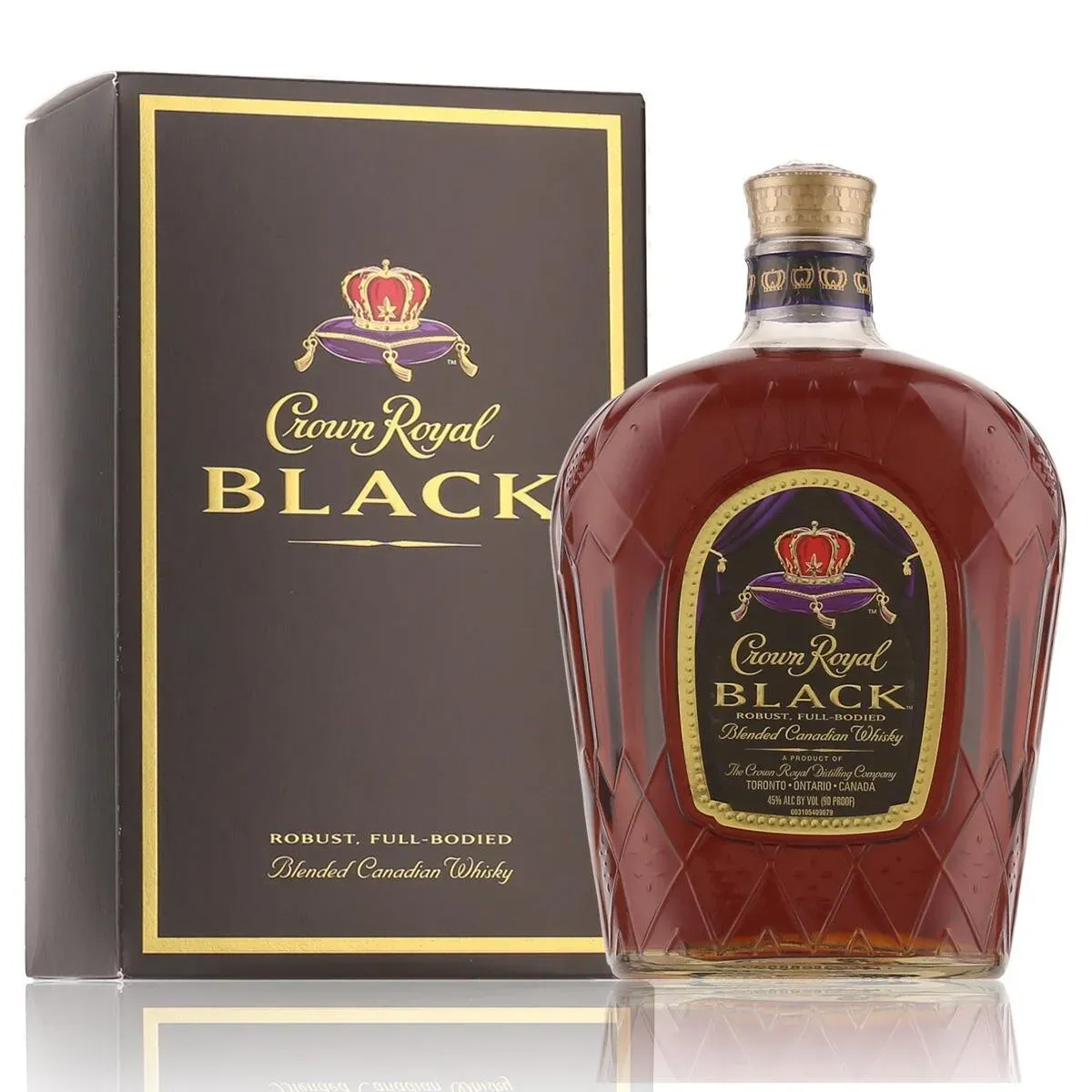 Crown Royal Black Blended Canadian Whisky 45% Vol. 1l in Geschenkbox