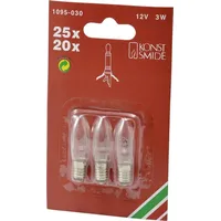 Konstsmide LED-Lichterkette Kerze 12V/3W Weiß