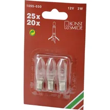 Konstsmide LED-Lichterkette Kerze 12V/3W Weiß