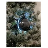 Europalms LED Snowball 8cm, schwarz 5x