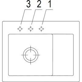 Villeroy & Boch Subway 45 Compact links fossil + Handbetätigung