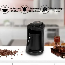 Zilan Single Coffee Maker Mokkakocher Kleine Kaffeemaschine 1-4 Tassen Mokka Kaffeemaschine