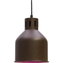 Venso EcoSolutions Saga Pflanzenlampe E27 Lampenschirm rostfarben