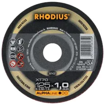 RHODIUS Trennscheibe XT70 115 x 1,0 mm 5 Stück
