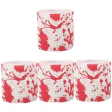 Healeved 4 Rollen farbiges Toilettenpapier Halloween-Dekoration halloween toilettenpapier en dekoration dekoratives en-
