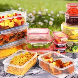 yashe Frischhaltedosen Set transparent 38-teilig