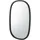 [en.casa] Copertino oval 70 x 50 cm Schwarz