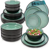 sänger geschirr Fiji Tafelservice 24-tlg. dunkelgrün