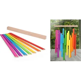 Metrie 18 Stück Holzbausteine Rechteckleiste 26 cm