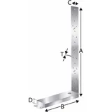 Simpson Strong-Tie Zuganker HD340M12G-B 10 Stück
