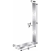 Simpson Strong-Tie Zuganker HD340M12G-B 10 Stück