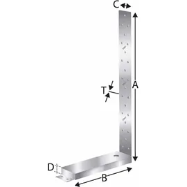 Simpson Strong-Tie Zuganker HD340M12G-B 10 Stück