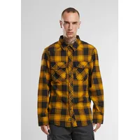 Brandit Textil Brandit Check Shirt Long Sleeve, Farbe: black/yellow,