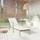 vidaXL Sonnenliege 195 x 60 x 95 cm schwarz