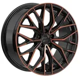 2DRV WH37 8 x 18 5 x 108 ET40 MB72,6 Schwarz/Bronze