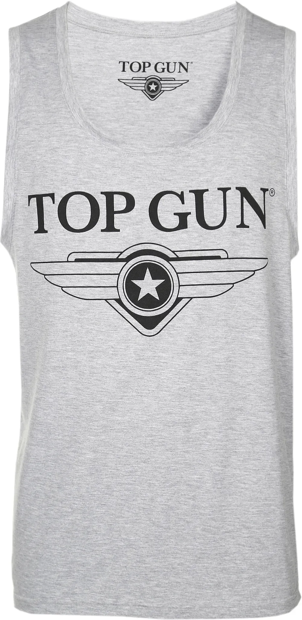 Top Gun Engine, Tanktop - Grau - XS