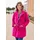 GOLDNER Langmantel GOLDNER "Kurzgröße Stepp-Winterjacke mit Kapuze", Damen, Gr. 22, pink, Obermaterial: 50% Polyester PES. 50% Wolle mw., figurumspielend, Mäntel, Mit hochwertigem Twillfutter