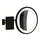Decor Walther BS 40 Wandkosmetikspiegel beleuchtet 10x, 6W, 2700-4000K, schwarz matt - Vergrößerung, 10-fach