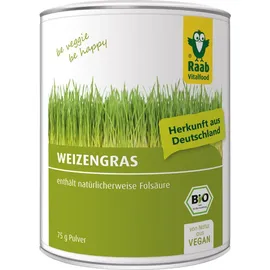 Raab Vitalfood Bio Weizengras Pulver 75 g