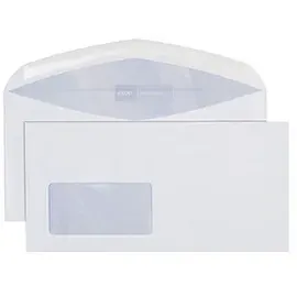 ELCO Briefumschläge Premium DIN lang+ mit Fenster nassklebend 500 St.